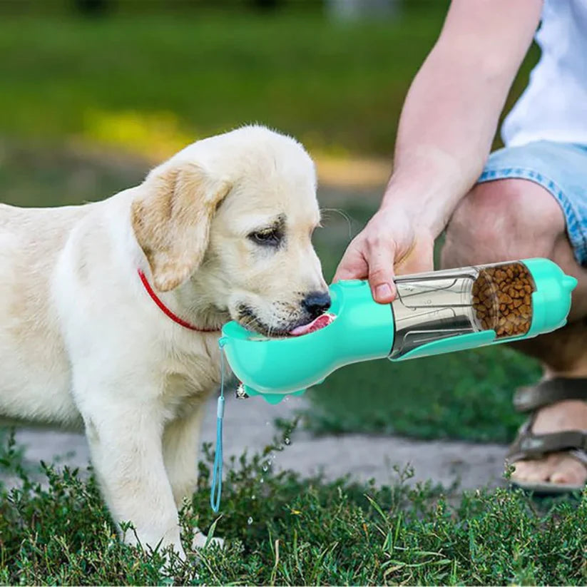 3-In-1 Portable Dog Bottle & Feeder