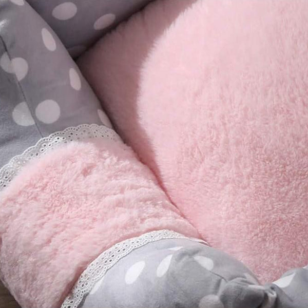 Rabbit Ears Plush Dog Bed