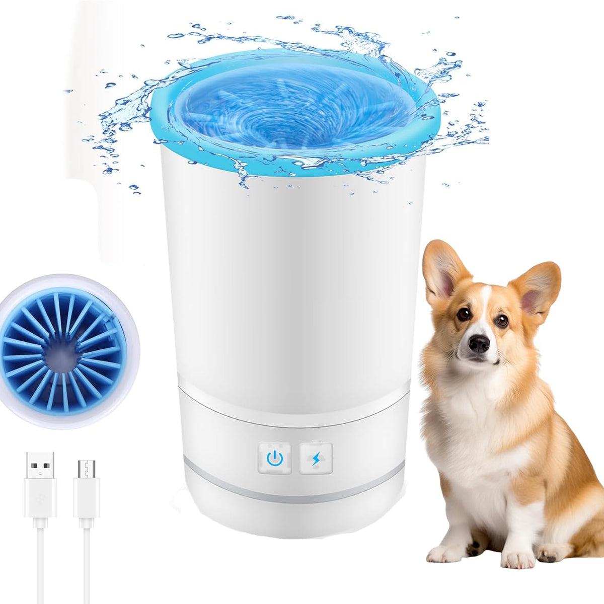 Portable USB Paw Washer