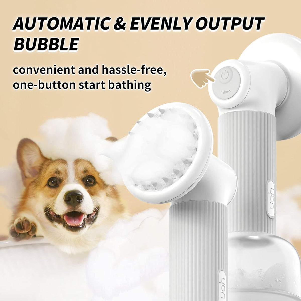 Smart Pet Bath Bubble Machine