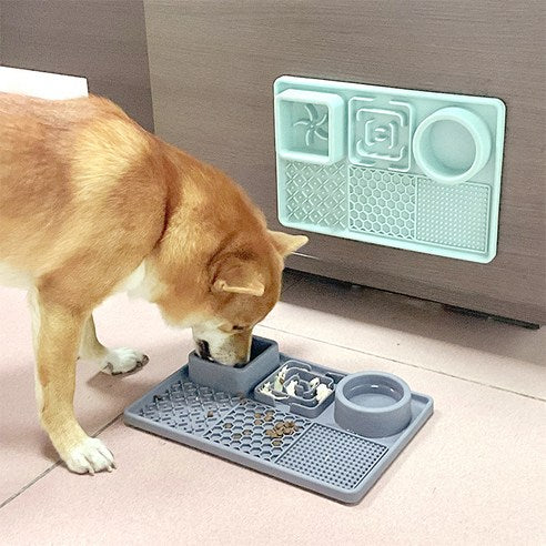 4-in-1 Anti-Anxiety Slow Feeder & Licking Mat