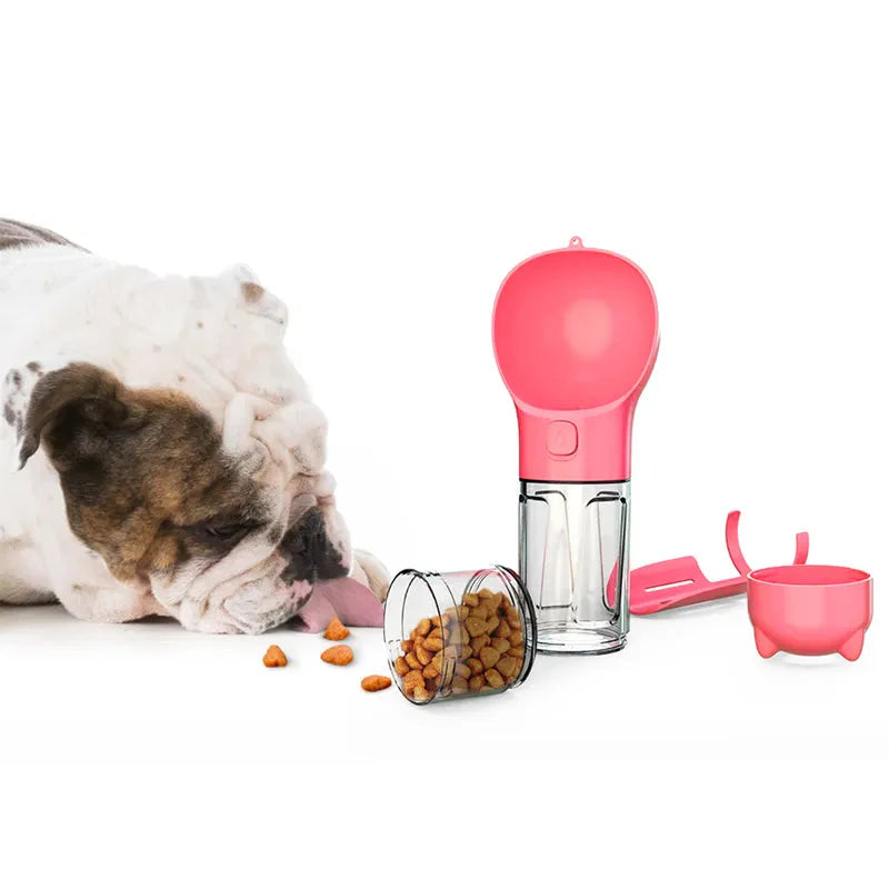 3-In-1 Portable Dog Bottle & Feeder