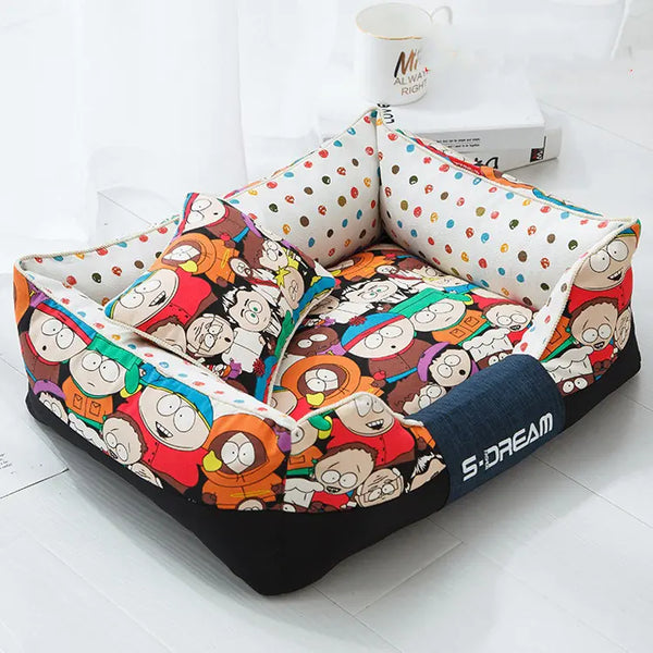 Waterproof Canvas Dog Bed