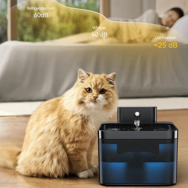 Automatic Pet Water Fountain with Smart Sensor