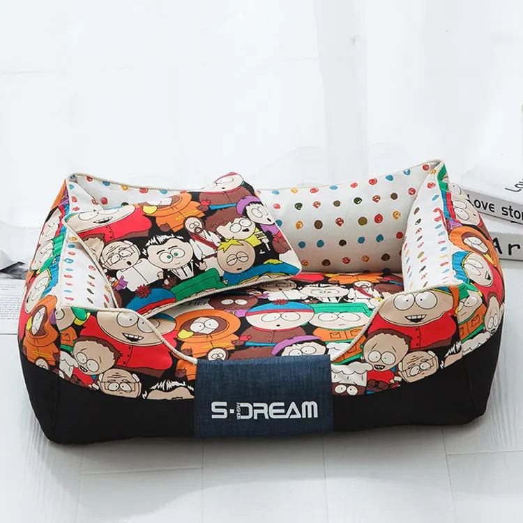 Waterproof Canvas Dog Bed