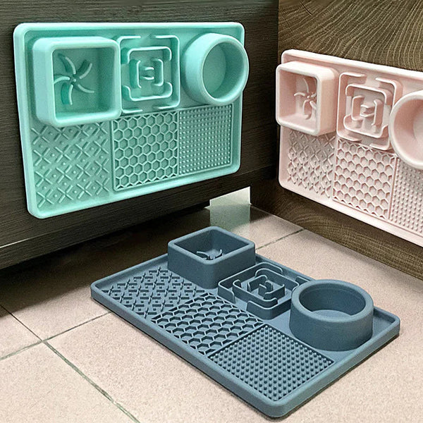 4-in-1 Anti-Anxiety Slow Feeder & Licking Mat