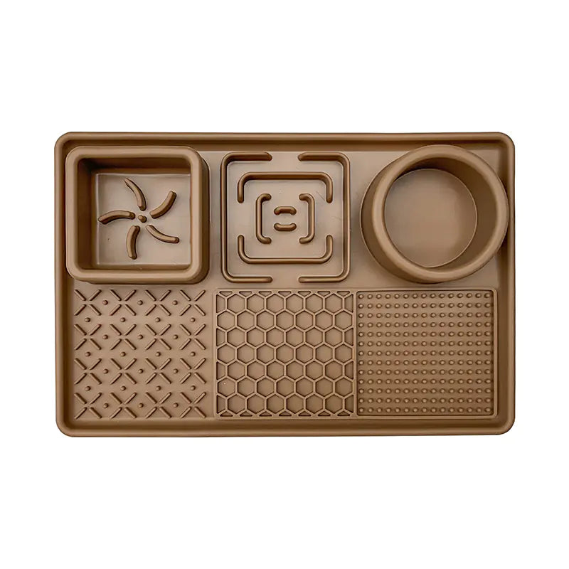 4-in-1 Anti-Anxiety Slow Feeder & Licking Mat